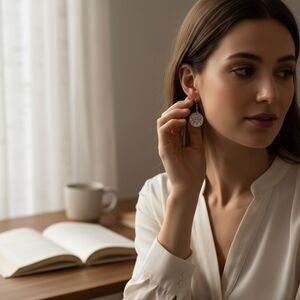 Beautiful Gold Plated  Honey Bee Earrings